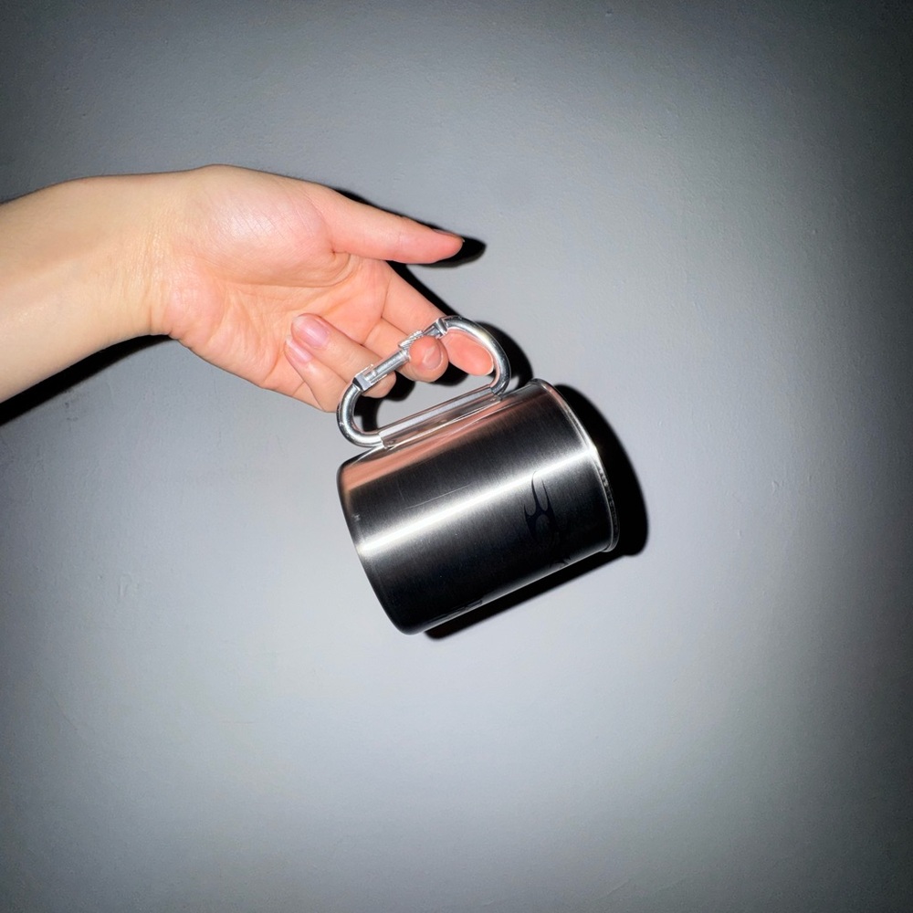 darker wavs warp carabiner mug